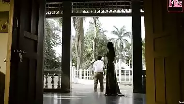 Indian aunty is going to teach younger slut some lesbian tricks in bed