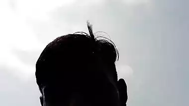 Dehati Lovers enjoying outdoor bathing on selfie cam