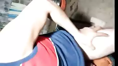 Local wife mouth fucking by husband and pussy fingering