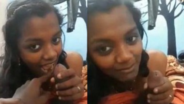 Cute Tamil Girl Blowjob xxx desi porn video
