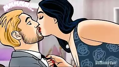 Hawt South Indian aunty sex with servant Velamma Ep 72