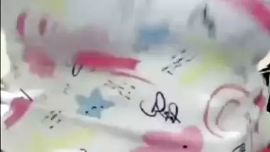 Huge milky boobs popping out â€“ sexy Indian girlfriend