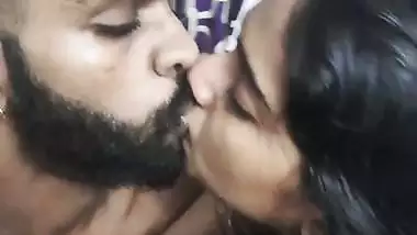 Mallu girl kissing her lover and big boobs showing